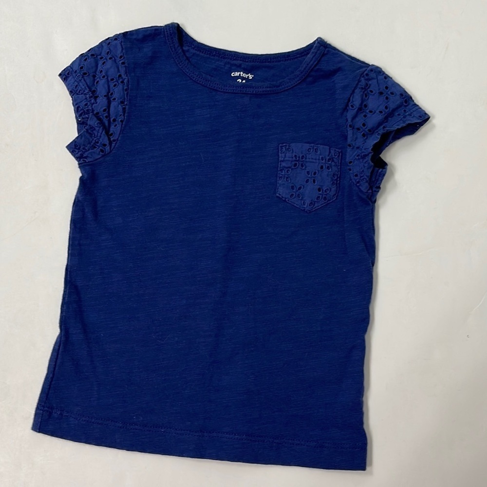 2/$20 CARTER’S BLUE SHIRT 24 MONTHS